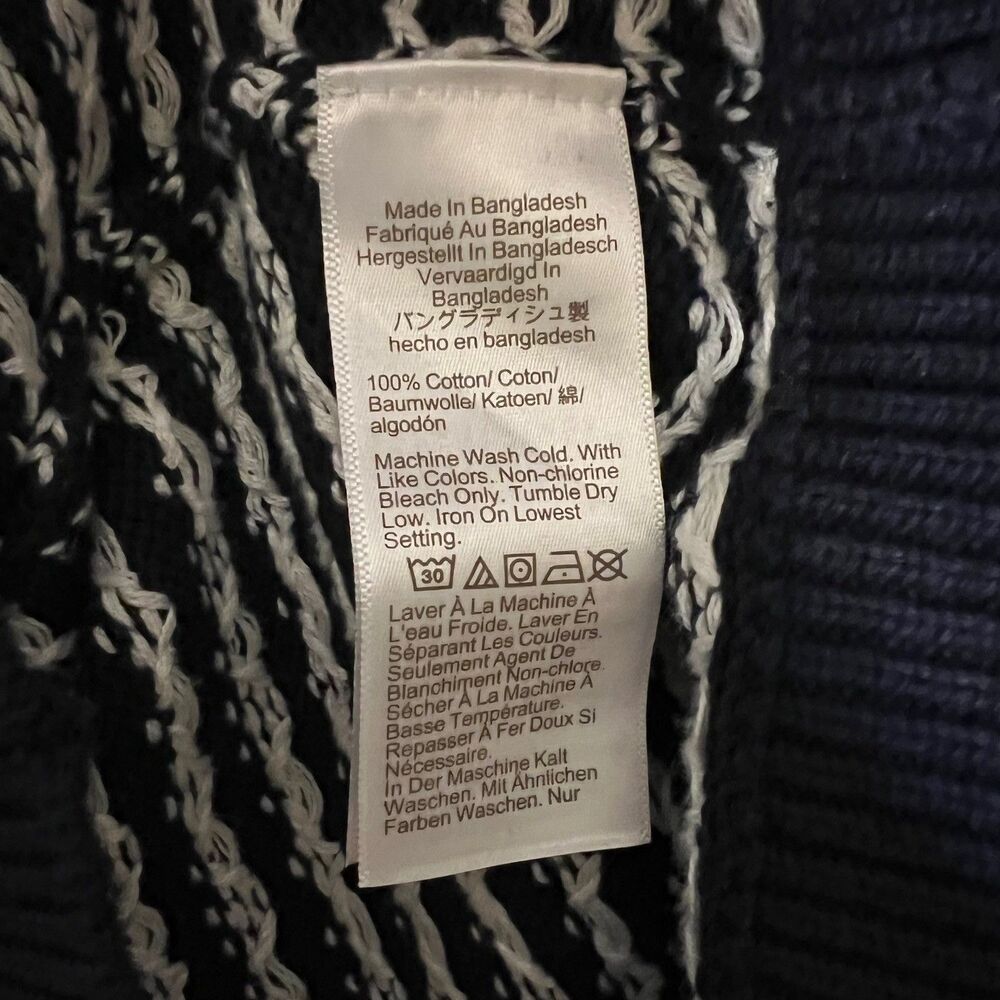 J. Crew Fair Isle Crewneck‎ Sweater Men's XL Blue Knit Cotton Nordic Cozy Preppy - Picture 4 of 5